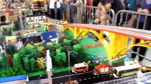 Lego train TGV 10233 - horizon express running - Diemoz 2013 - Briqu'Expo