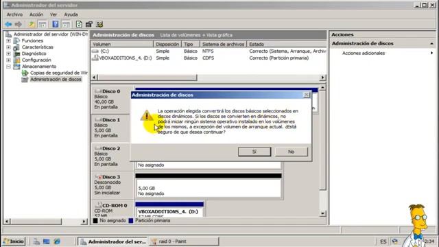 Como crear un RAID 0, 1 y 5 Windows Server 2008 смотреть онлайн