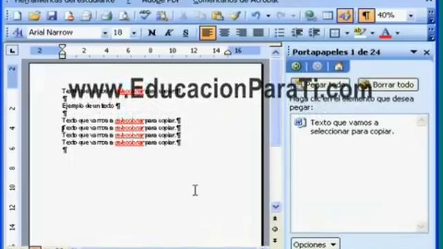 Curso F cil de Word 2003 смотреть онлайн