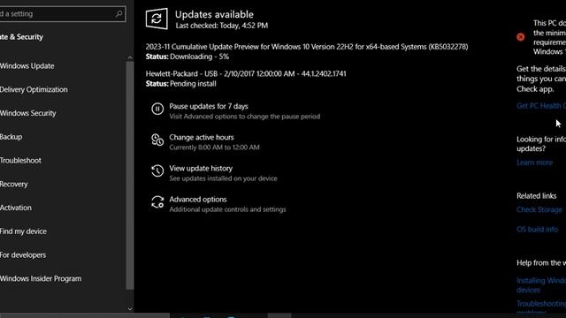 Windows 10 firmware update.... смотреть онлайн