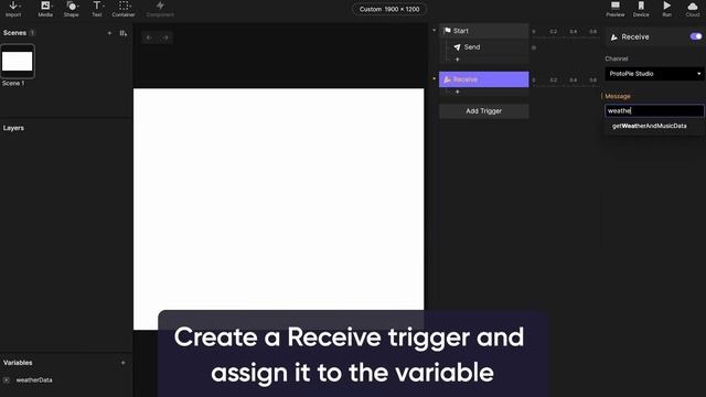 Tesla Weather Sense Using ProtoPie's parseJson with Real-time Data and Spotify API Integration