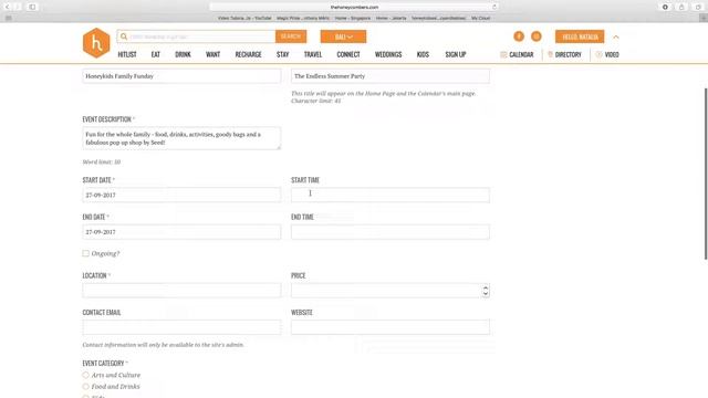 Honeycombers Bali: How to Upload an Event смотреть онлайн