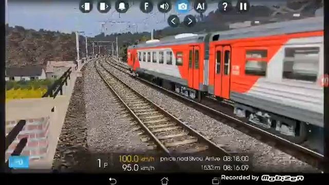 Поездка на электричке ЭТ2М в Hmmsim 2