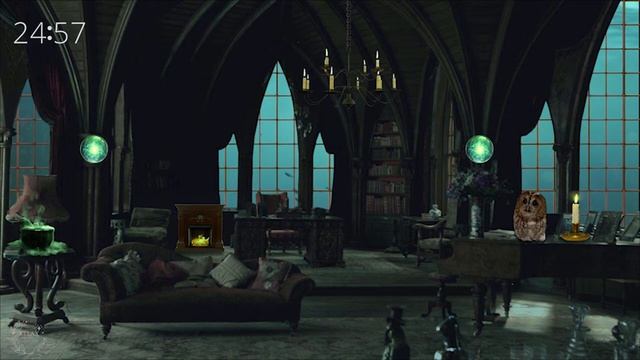 Pomodoro📚Harry Potter Slytherin Dungeon ASMR🐍| Pomodoro 25 5 | 25 Minute Timer | Pomodoro Timer