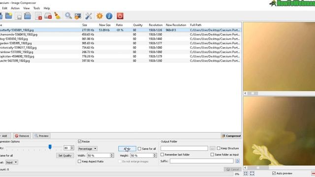 Free Bulk Image Compressor Tool - Bulk Photo Resize - Caesium App Tutorial Review
