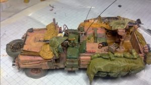S.A.S. Land Rover Pink Panther Tamiya model kit 1/35