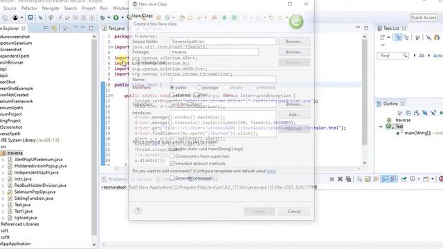 How to handle ALERT AND CONFIRMATION POPUP in Selenium WebDriver