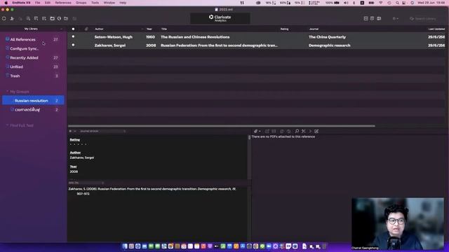 EndNote X9 for mac EP06 การสร้างกลุ่มและการปรับแต่งข้อมูล смотреть онлайн