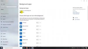 turn off your windows 10 background apps easily