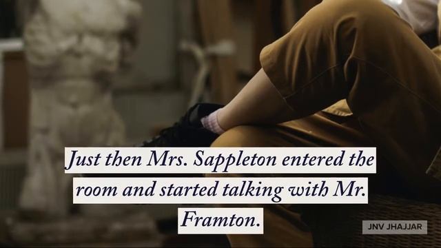 Chapter-7 The Open Window (It so happened class-8th)