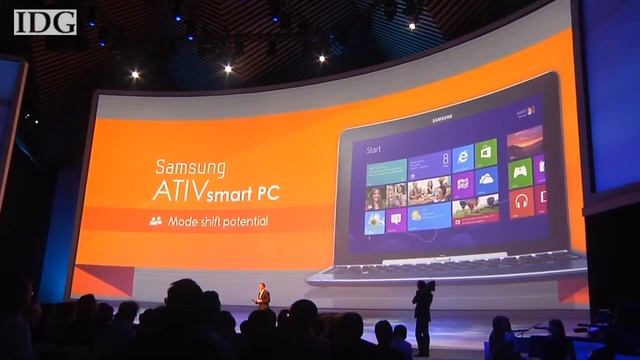 IFA 2012: Raw video - Samsung ATIV line includes Windows 8 tablets, smartphones смотреть онлайн