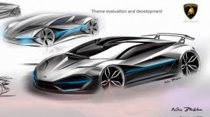 LAMBORGHINI HURACAN BASED RE-DESIGN AS FUTURE CONCEPT CAR AND ITALY LAMBORGHINI MUSEUM PART 3 4K