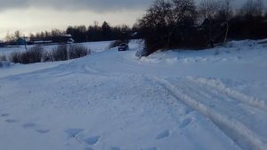 Приора по снегу, танк на колесах , внедорожник