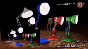 Luxo clip: Luxo men fall Luxo junior. Mister cat and Lincoln Laughing