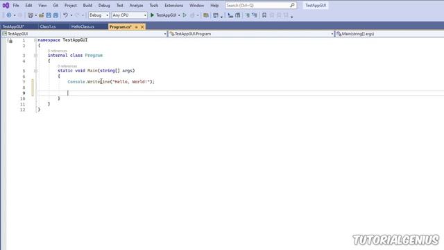 10-2. Solutions, Multiple Projects and Namespaces | C# Programming for Absolute Beginners