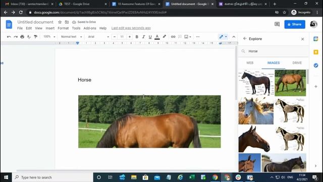 10 Google Doc Tutorial and Features Explained in Tamil 2021 смотреть онлайн
