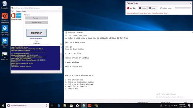 How to activate windows 10 or microsoft ofiice for free 100% working смотреть онлайн