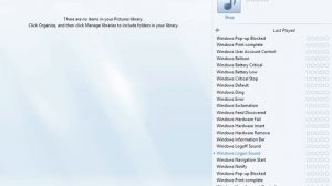 Windows 7 Sounds/Sound Schemes