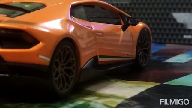 Bburago Lamborghini Huracan performante 1/24 scale diecast смотреть онлайн