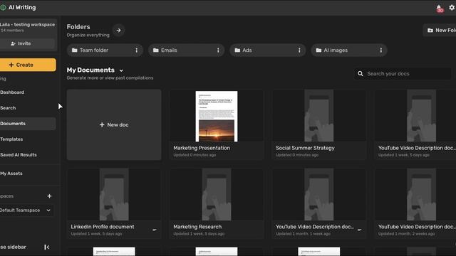 How to save and access AI generated documents