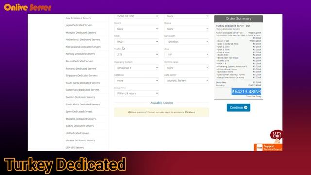 Purchase #linux and #windows -based Turkey #dedicatedserver plan || DS1 смотреть онлайн