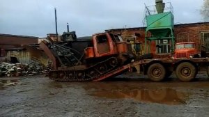 тт4 с плугом заезд на трал