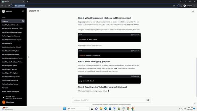 how to install python mac os