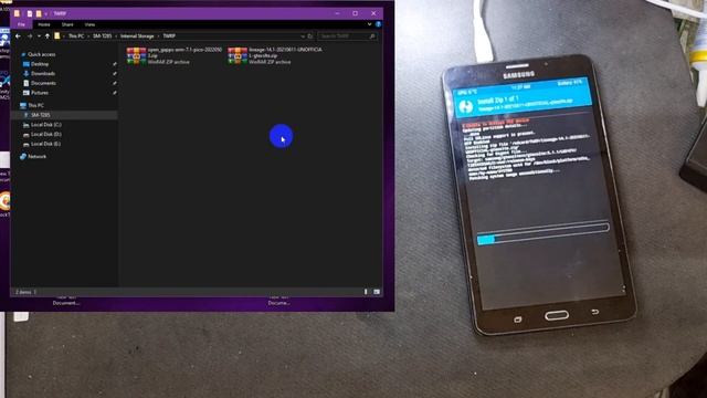 How to Update Samsung Tab A ( 2016 ) T285 android 5.1 to 7.1.2 Full step easy смотреть онлайн