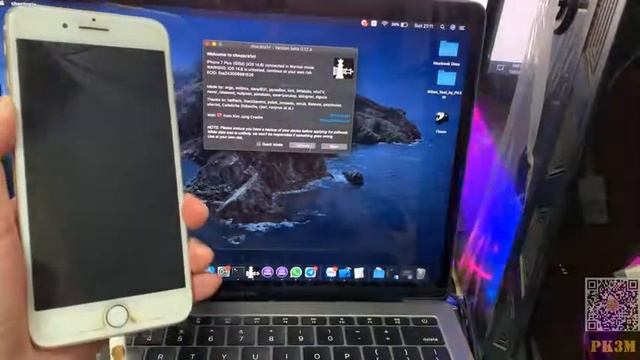 Jailbreak 7 7P iOS 14 6, 14 7 passcode disable iPhone iPad Fix checkrain error 20 with MinaUSB смотреть онлайн