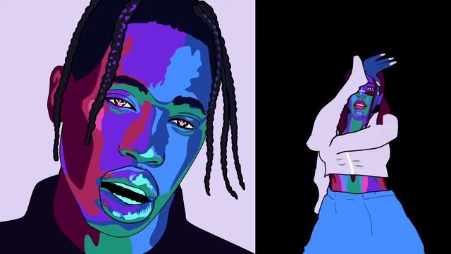 Animated dance // ROSALIA - TKN (ft. Travis Scott) #rubiegraphics смотреть онлайн