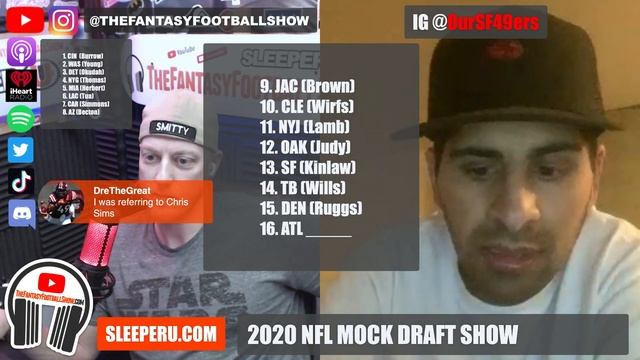 LIVE: 2020 NFL Mock Draft... Joe Burrow to the Bengals? смотреть онлайн