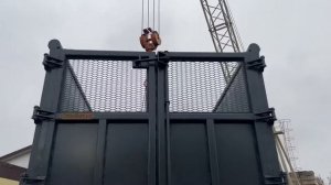 Погрузка Контейнера Опентоп на прицеп