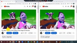 The Mine Song Is Center Effects Avs and Sony Vegas Pro 12