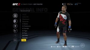 PS4 UFC2 Прокачка бойца