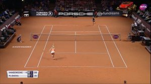 Karolina Pliskova vs. CoCo Vandeweghe | 2018 Porsche Tennis Grand Prix Final | WTA Highlights