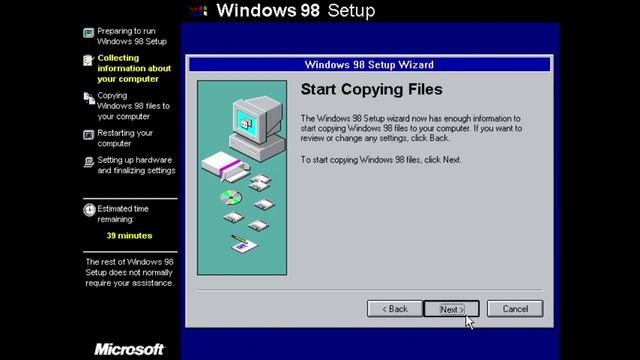 PCem #168 - Windows 98 SE build 2120 смотреть онлайн