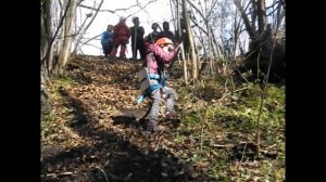 Поход Васильевское май 2019г. Работа с альпенштоком.