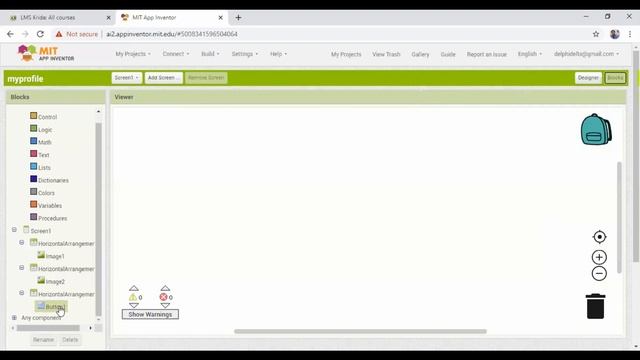 Membuat Form Profile (aplikasi Android ) dari MIT AppInventor - Part 2