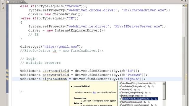 Selenium WebDriver RC IDE GRID Training ,Selenium Tutorial Classroom Weekday Training Day 3
