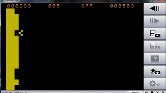Space War - Acorn Atom - emulador Pantheon 4.338 - probado en Windows 7 x64 смотреть онлайн