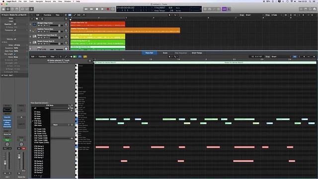 HOW TO QUANTIZE A MIDI TRACK - APPLE LOGIC PRO X | NO TALK | Pettinhouse.com смотреть онлайн