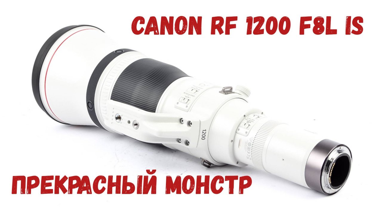 Обзор Canon RF 1200mm f8 'L' IS USM: прекрасный монстр