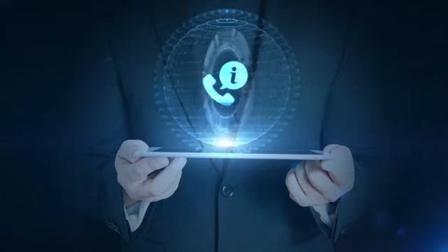 business man holding tablet hologramm hud projection phone communication icon Free HD Video Clips смотреть онлайн