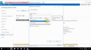10 Lecture 10 Exchange 2016 – Create and Configure MailBox Databases in GUI #exchange #server