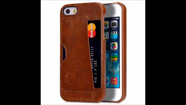 Vetti Craft Genuine Leather Card Slot Snap Cover for Apple iphone 5S / 5 / SE смотреть онлайн