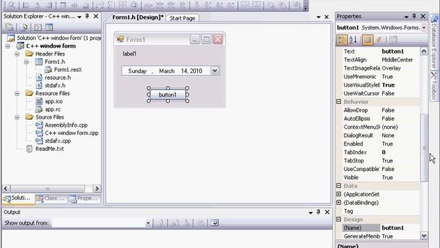 visual C++ (window form) смотреть онлайн