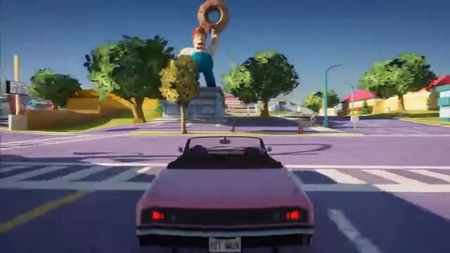 GTA 5   Simpsons Hit  Run Mod   4k 60fps GTA 5 PC Mod Gameplay
