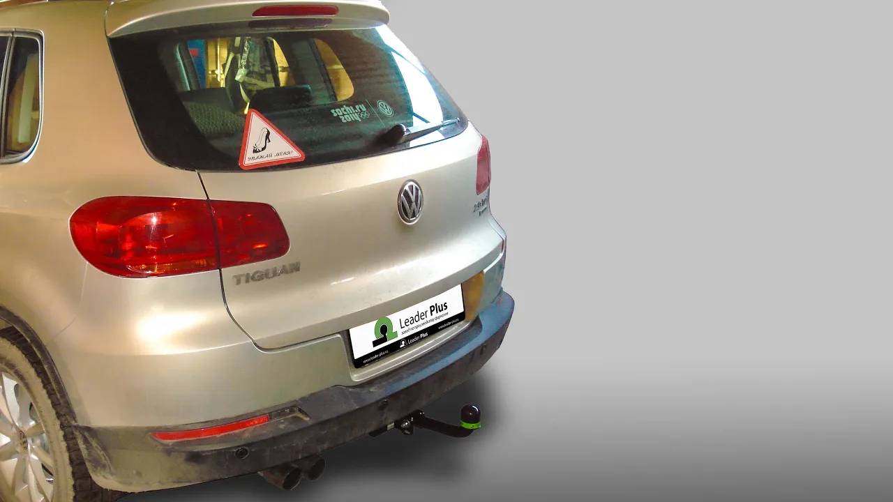 Установка фаркопа Leader V123-A. VOLKSWAGEN TIGUAN (5N1) , (5N2) 2007-...,SKODA YETI (5L7) 2009-... смотреть онлайн