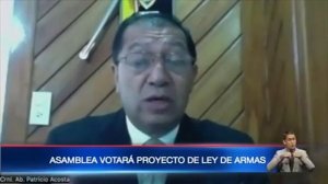 Proyecto de Ley de Armas, Municiones, Explosivos & Accesorios 2024 - John Garaycoa - Tc Tv