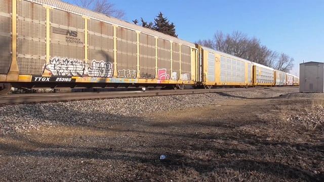 BNSF 3894 West at 5th Ave, Coal City, Il смотреть онлайн